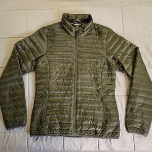 Eddie Bauer Women's XS Travex EB700 Down Jacket Puffer Coat Forest Green